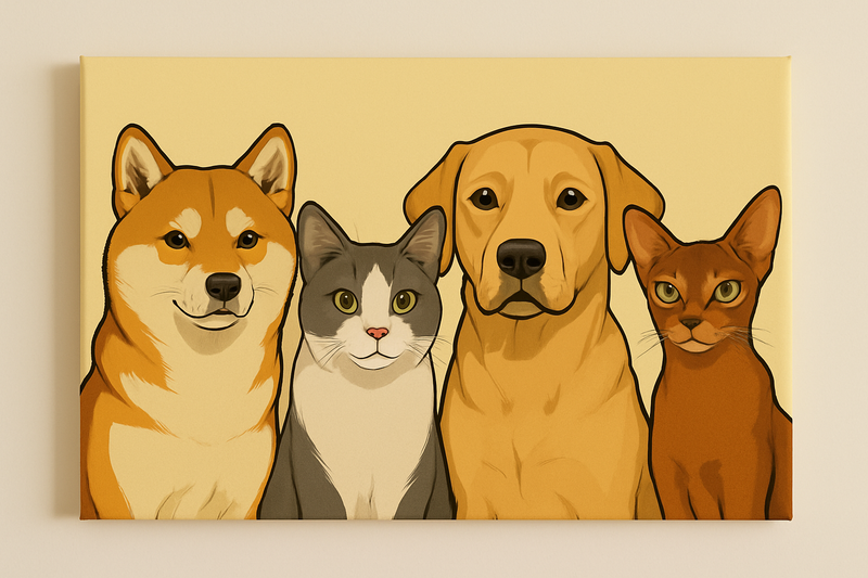 Meniniai portretai Lietuvoje - šuns portretas